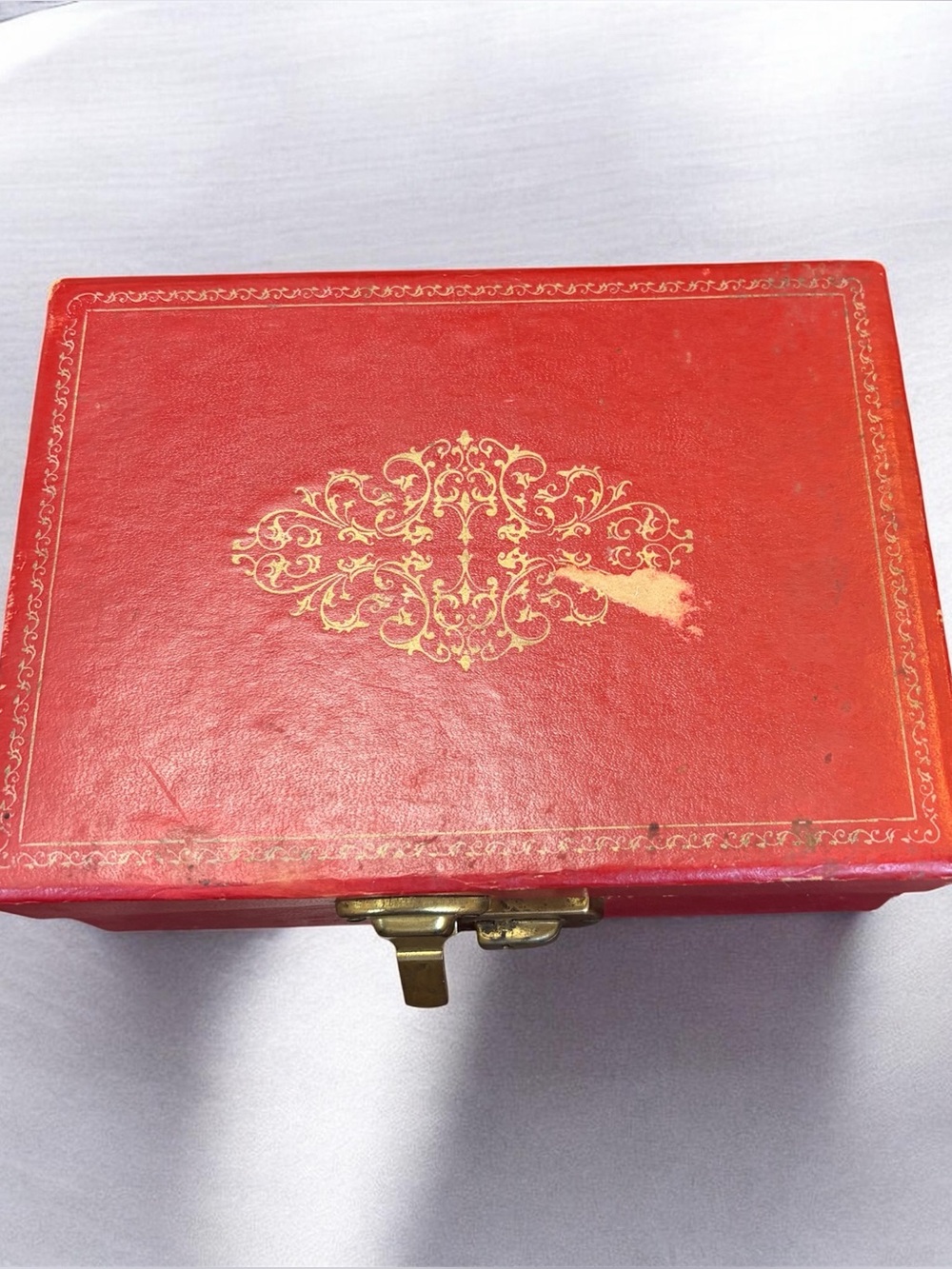 Vinny Red Decorative Jewelry Box - two tiers Women Accessories